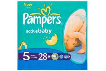 Pampers Active Baby MIP rozm 5 Junior 28 szt