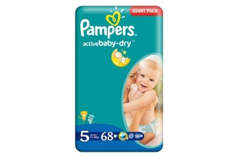 Pampers Active Baby MIP rozm 5 Junior 68 szt Giant Pack